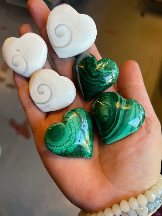 Shiva Eye and Malachite Hearts