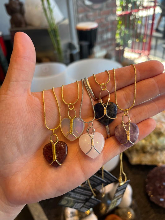 Wire wrapped Gemstone Pendants by Unique Gems