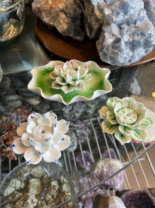 Ceramic and porcelain Incense Burners