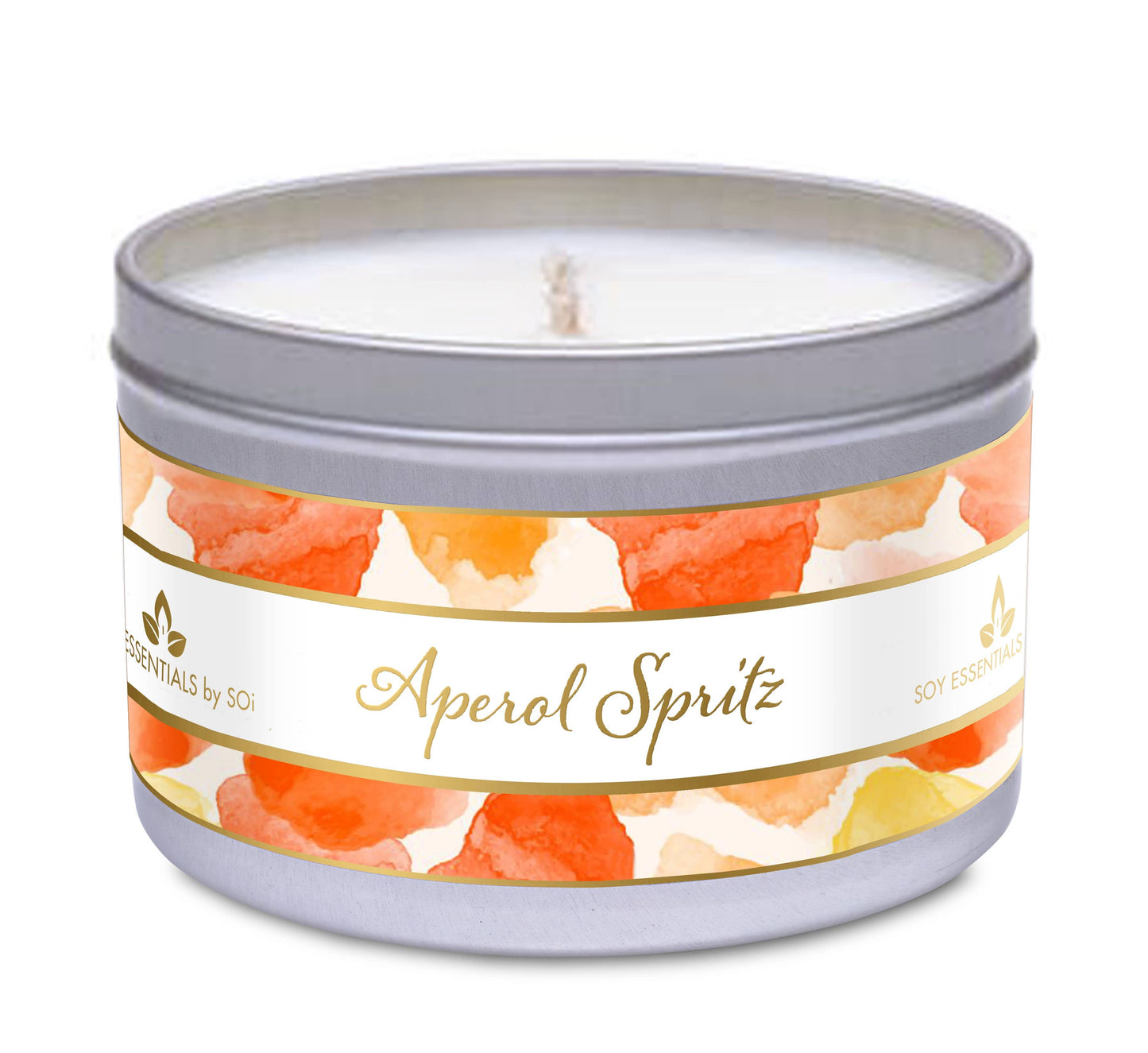 Aperol Spritz 8oz Travel Tin Candle