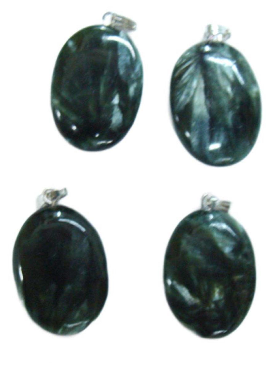 Seraphinite Oval Pendant