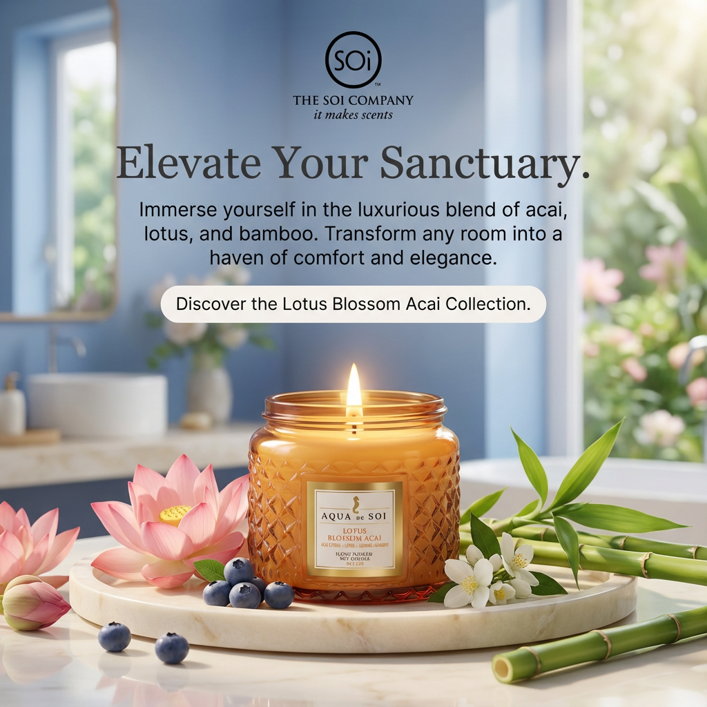 Lotus Blossom Acai Faceted Jar 11oz