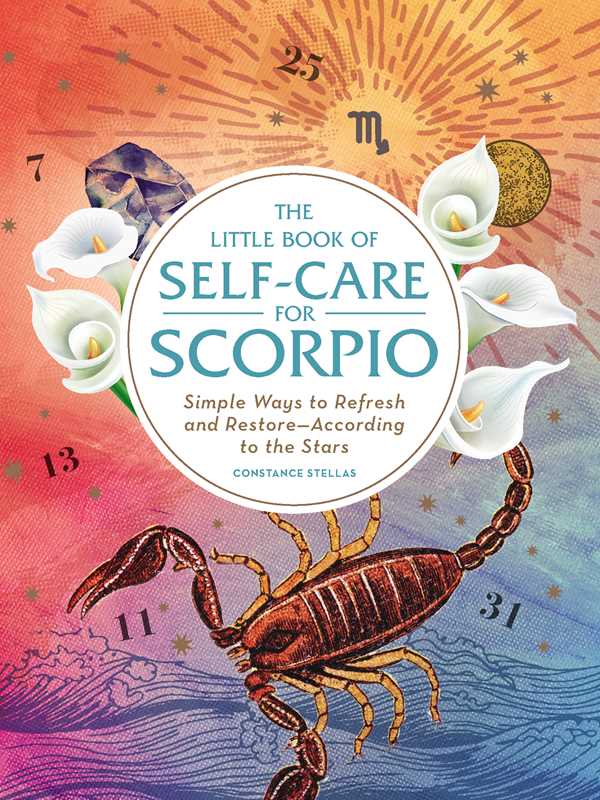 Little Book of Self-Care for Scorpio by Constance Stellas: Hardcover; 160 pages / English