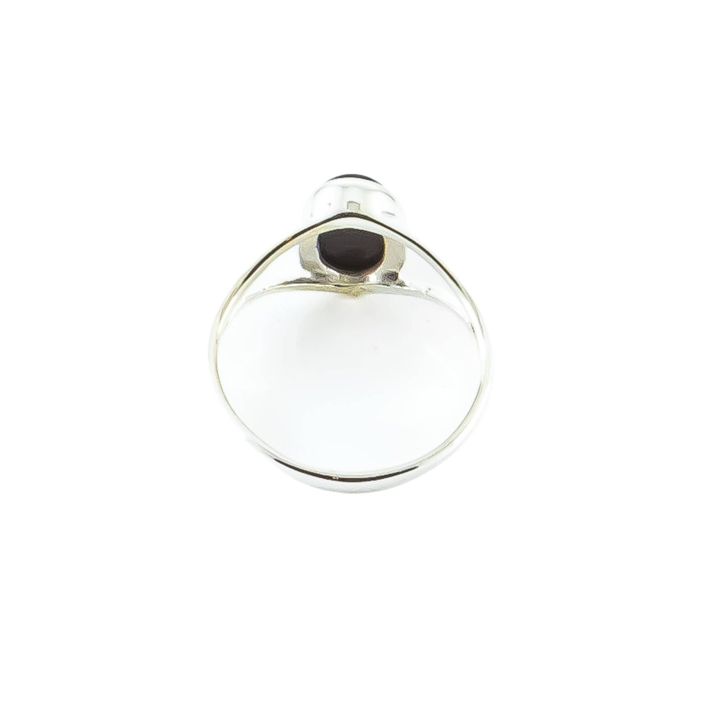 Black Obsidian Ring Sterling Silver 925 : 9