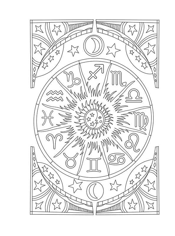 Gemini: Your Cosmic Coloring Book by Mecca Woods: Paperback; 48 pages / English