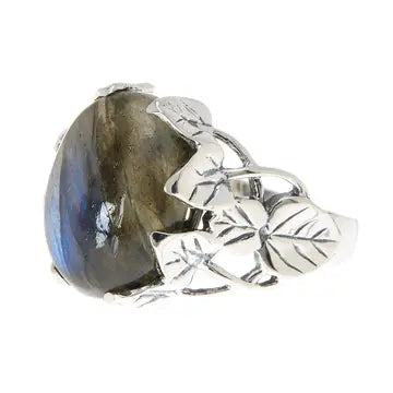 Labradorite Garden Ring In Silver