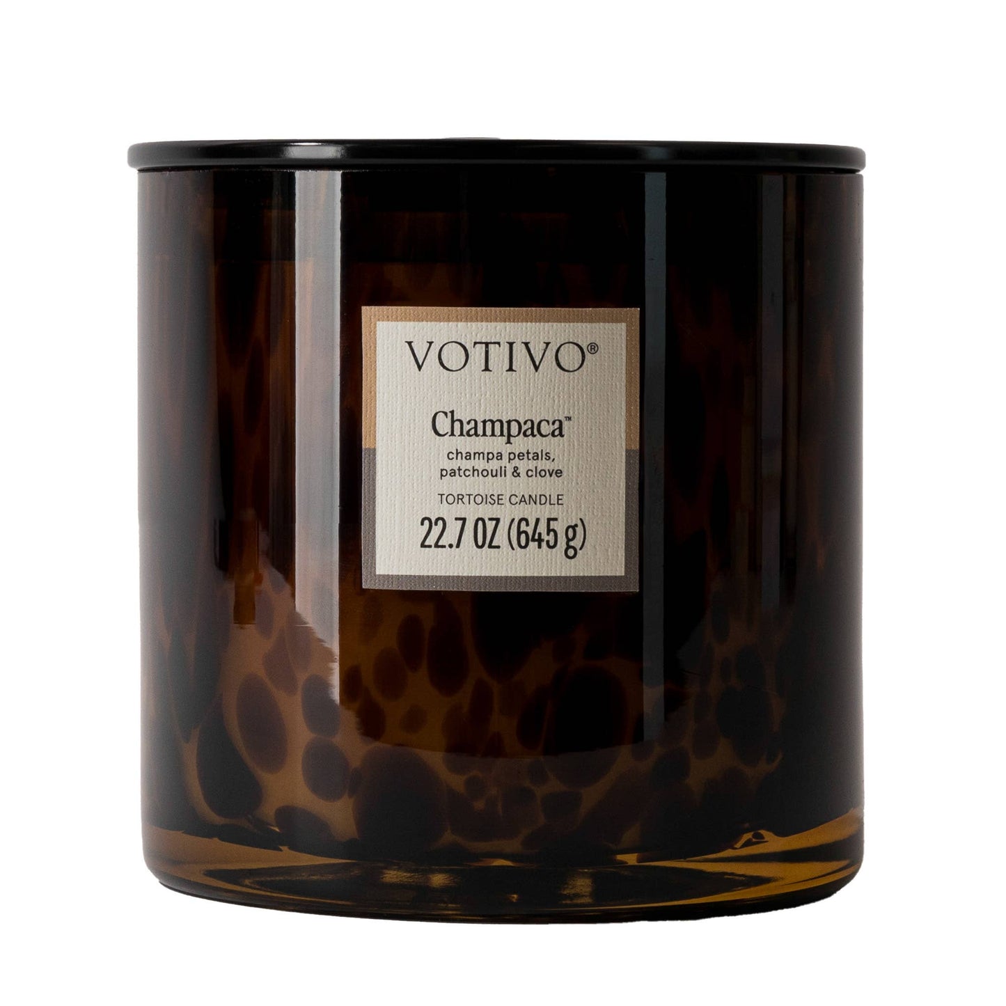 Champaca Tortoise Candle - Elegant Tortoiseshell Candle