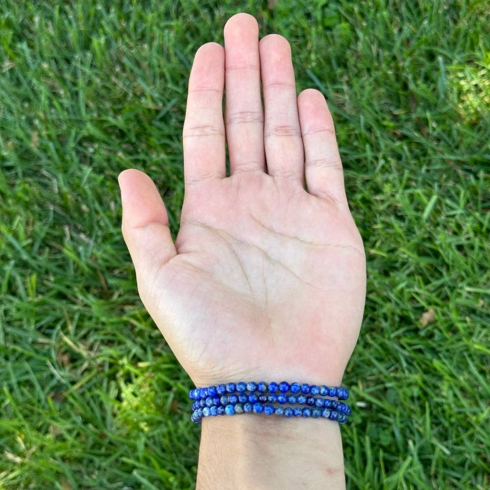 Lapis Lazuli- Crystal Bracelet - 4mm