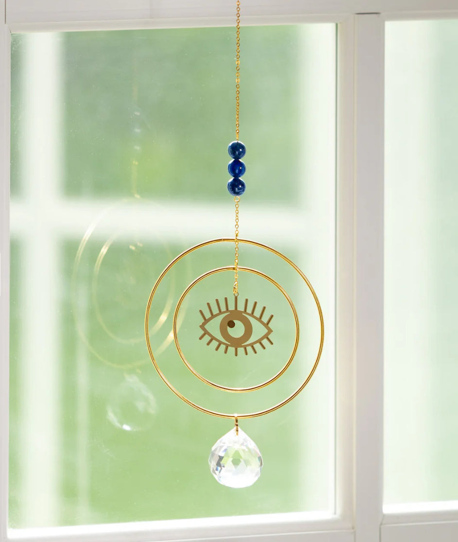 Suncatcher - Evil Eye, Blue Stone