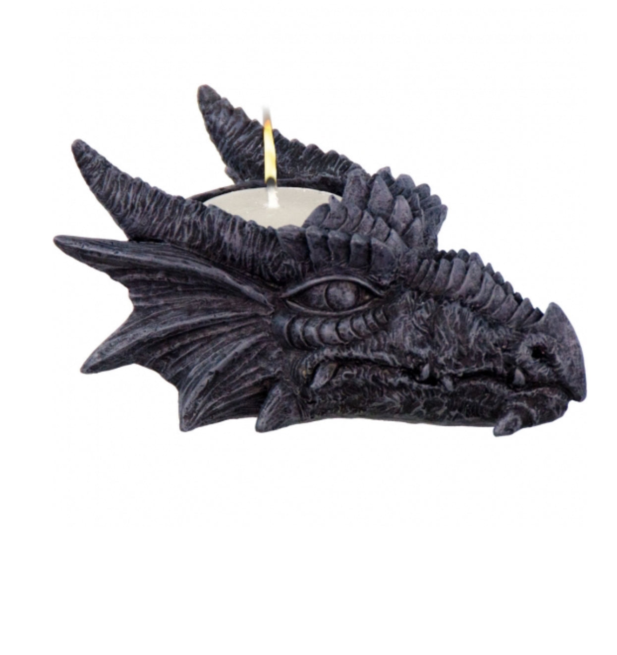 T-Light Holder Grey Dragon Head