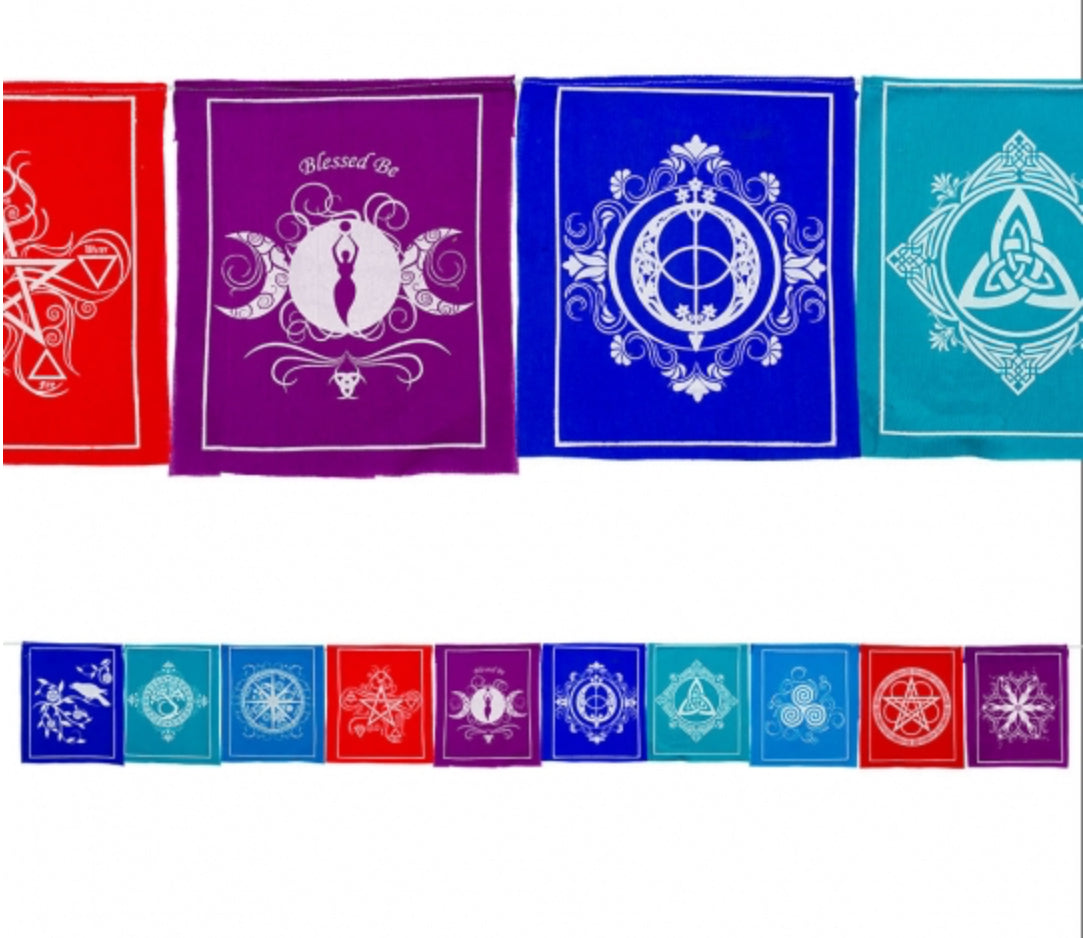 Tibetan Prayer Flags Pagan