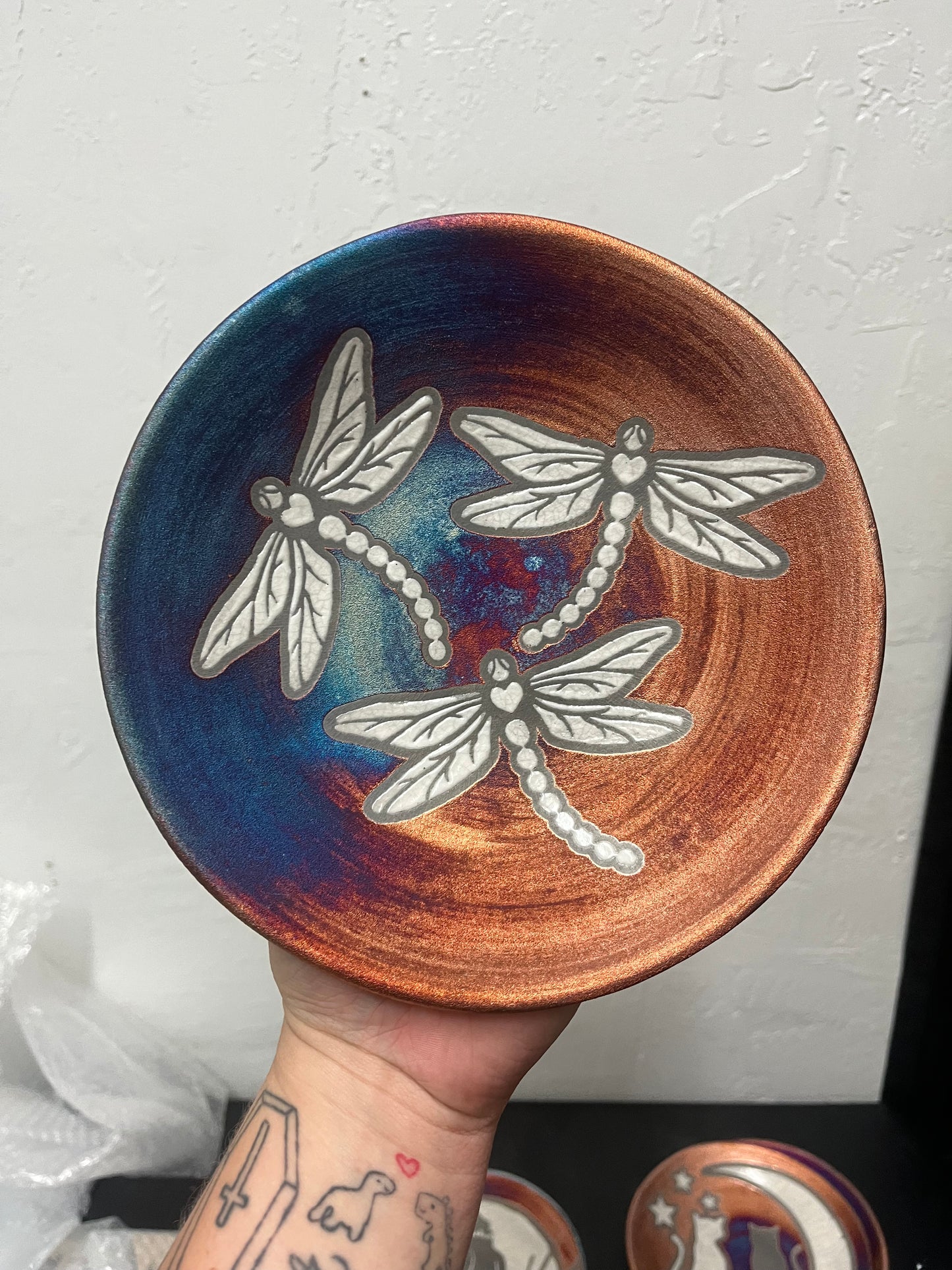 Dragonfly- Lg Silhouette Plate 9”