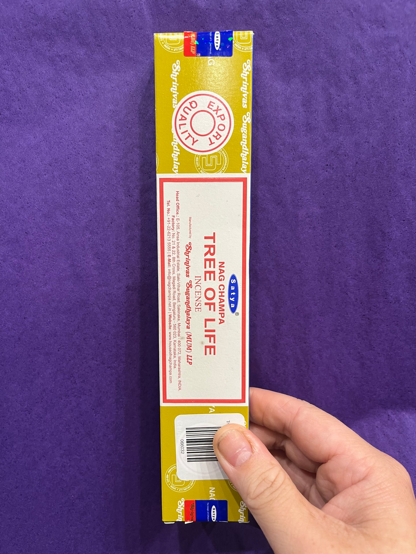 Tree of Life Nag Champa-15gr Box