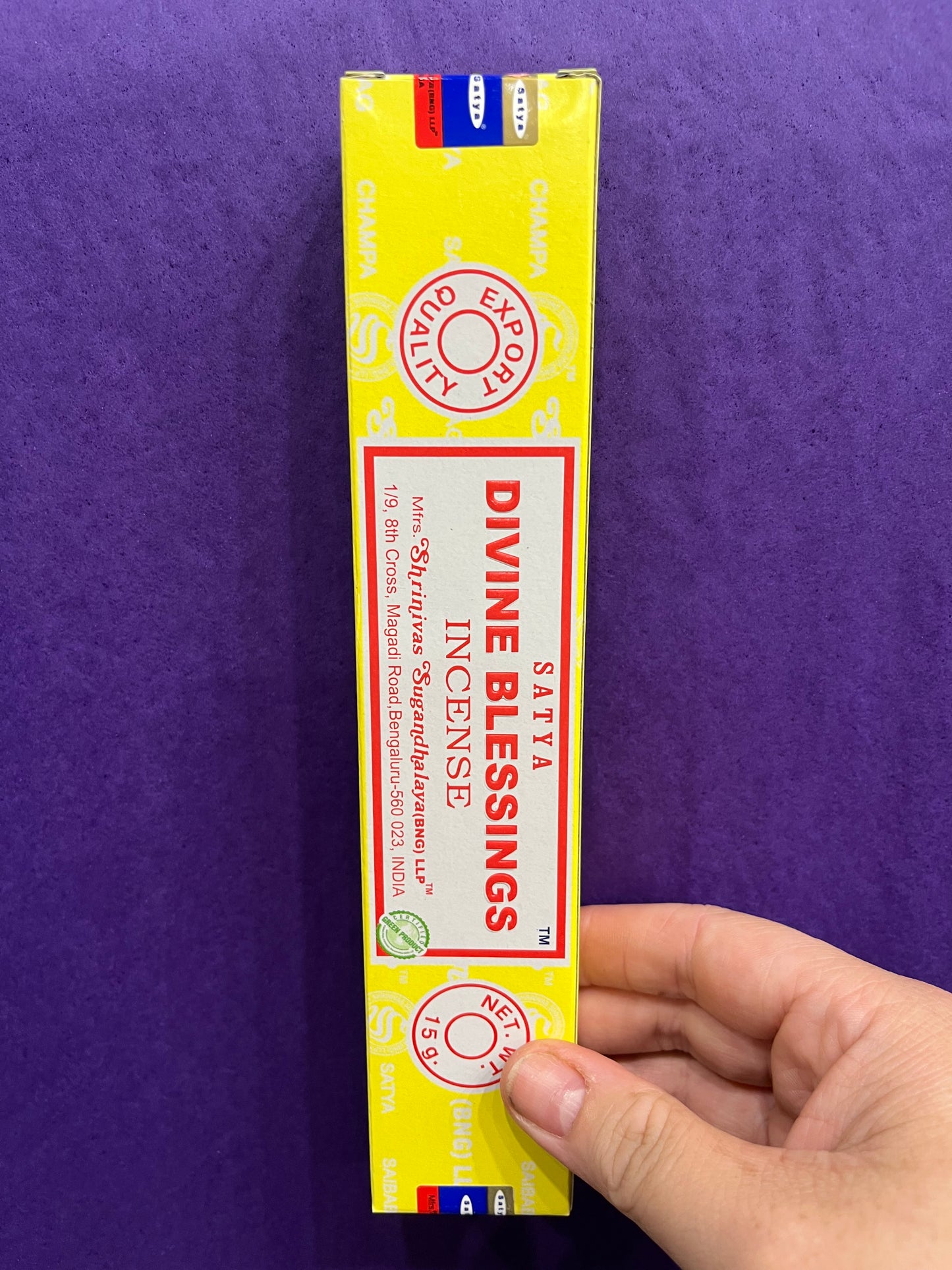 Divine Blessings Nag Champa-15gr Box
