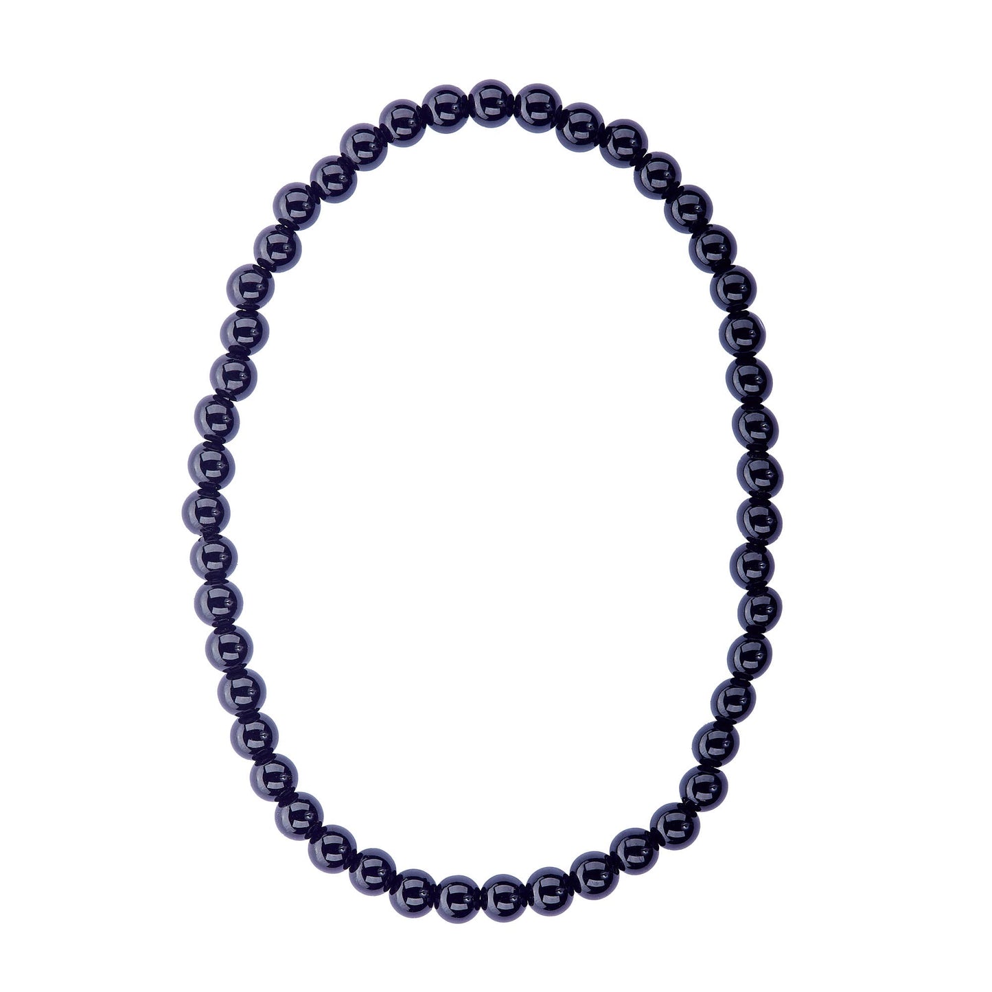 Black Onyx -Crystal Bracelet - 4mm