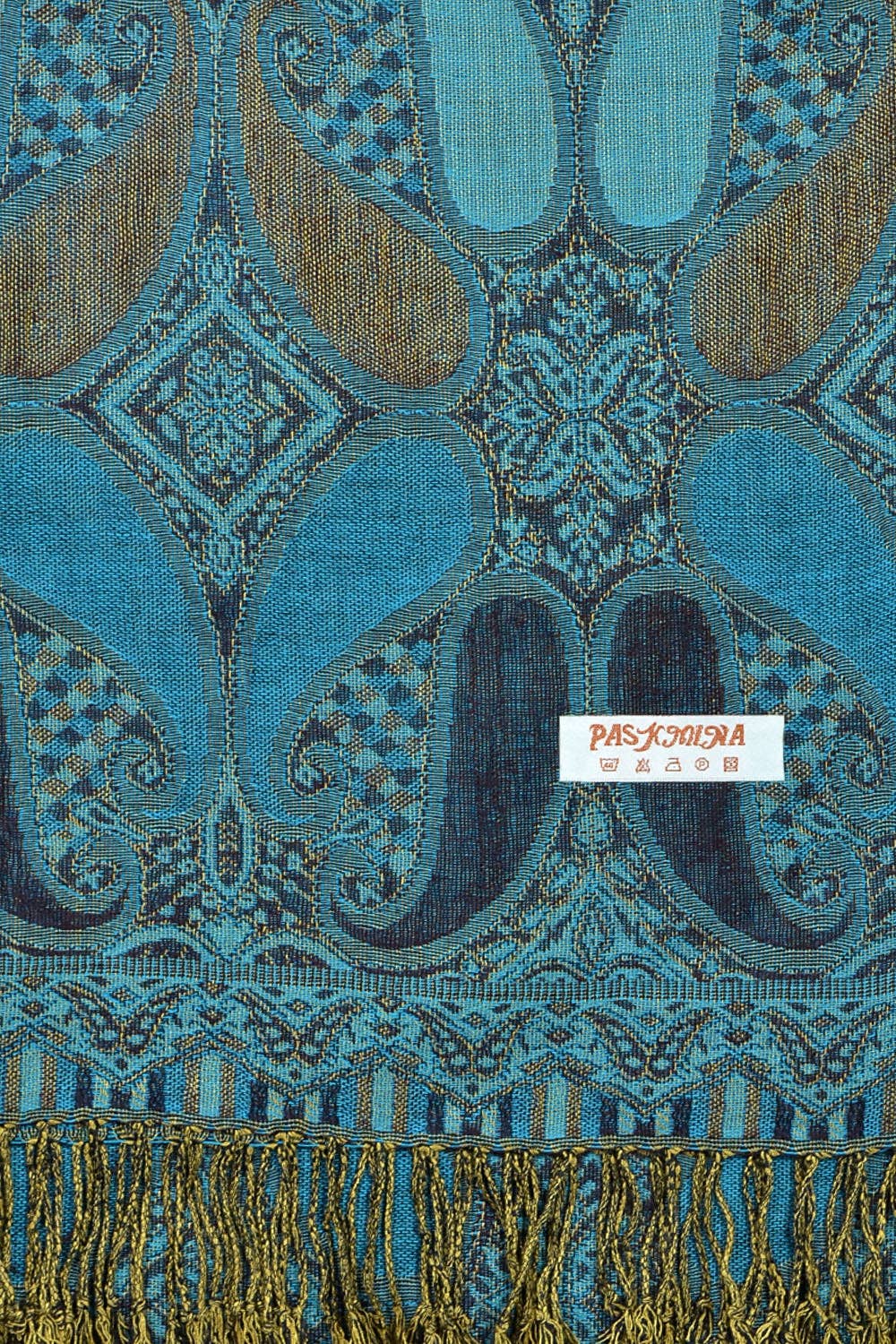 A18_11 - One Piece Pasiley Print Pashmina Shawl Scarf