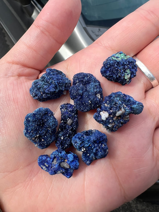 AZURITE CLUSTERS