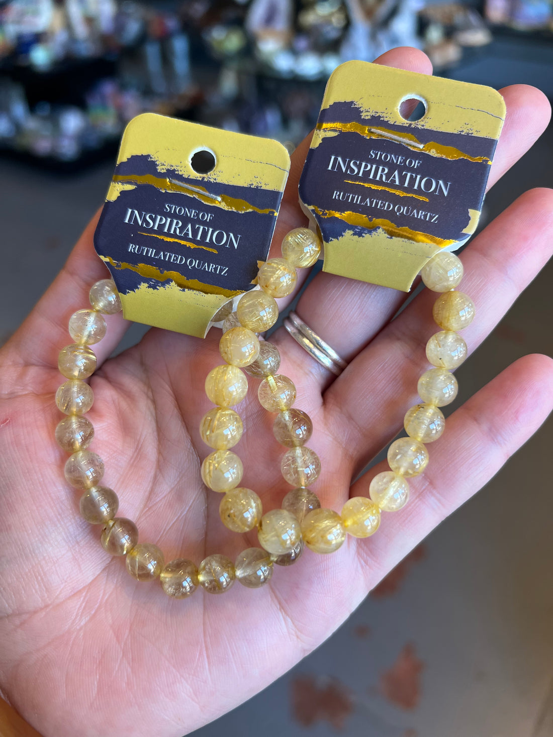 Rutilated Quartz Bracelets