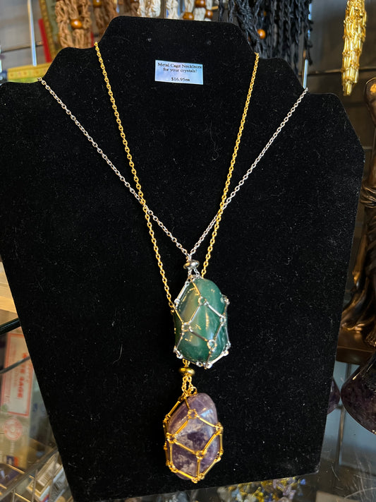 Cage Necklace for your Gemstones
