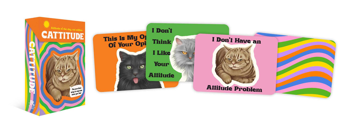 Cattitude by Rockpool  Publishing: Flashcards; 24 pages / English