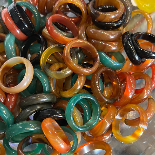Agate Gemstone Ring