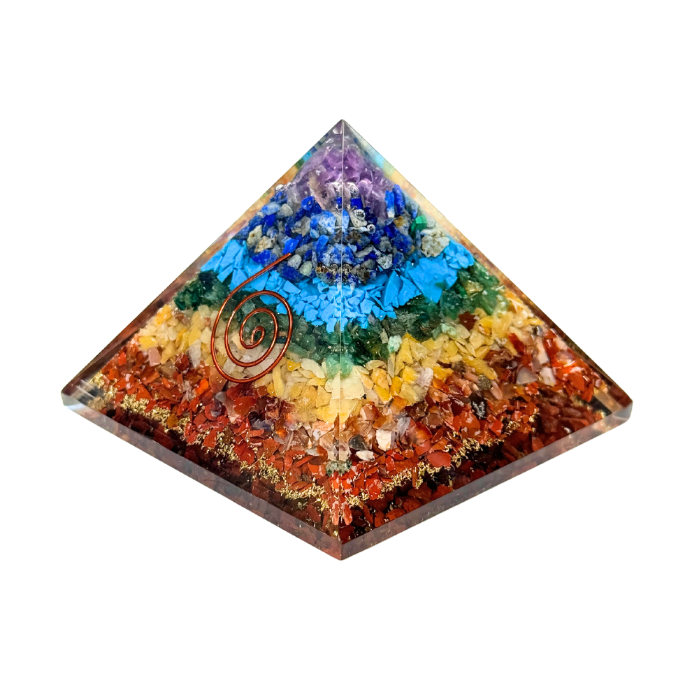 7 Chakra-Orgonite Pyramid