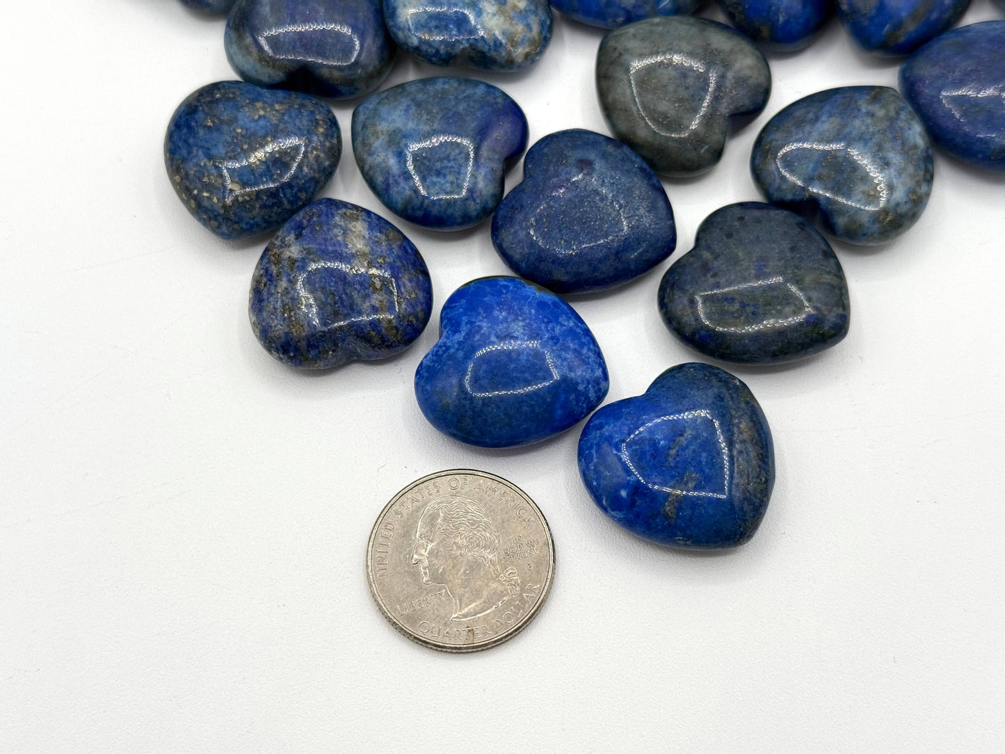Lapis Lazuli Mini Hearts
