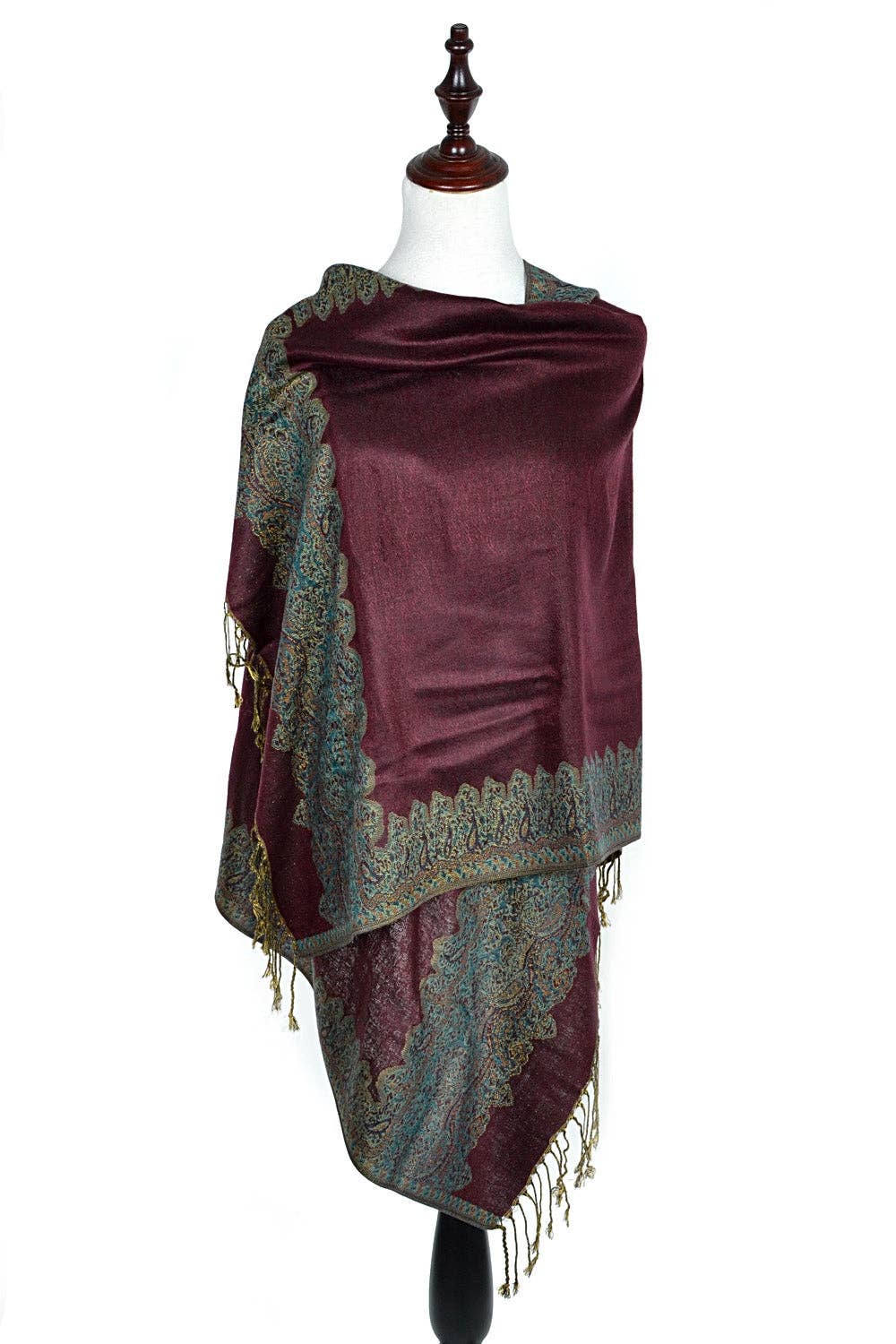 003_7 - One Piece Printed Pashmina Shawl Scarf
