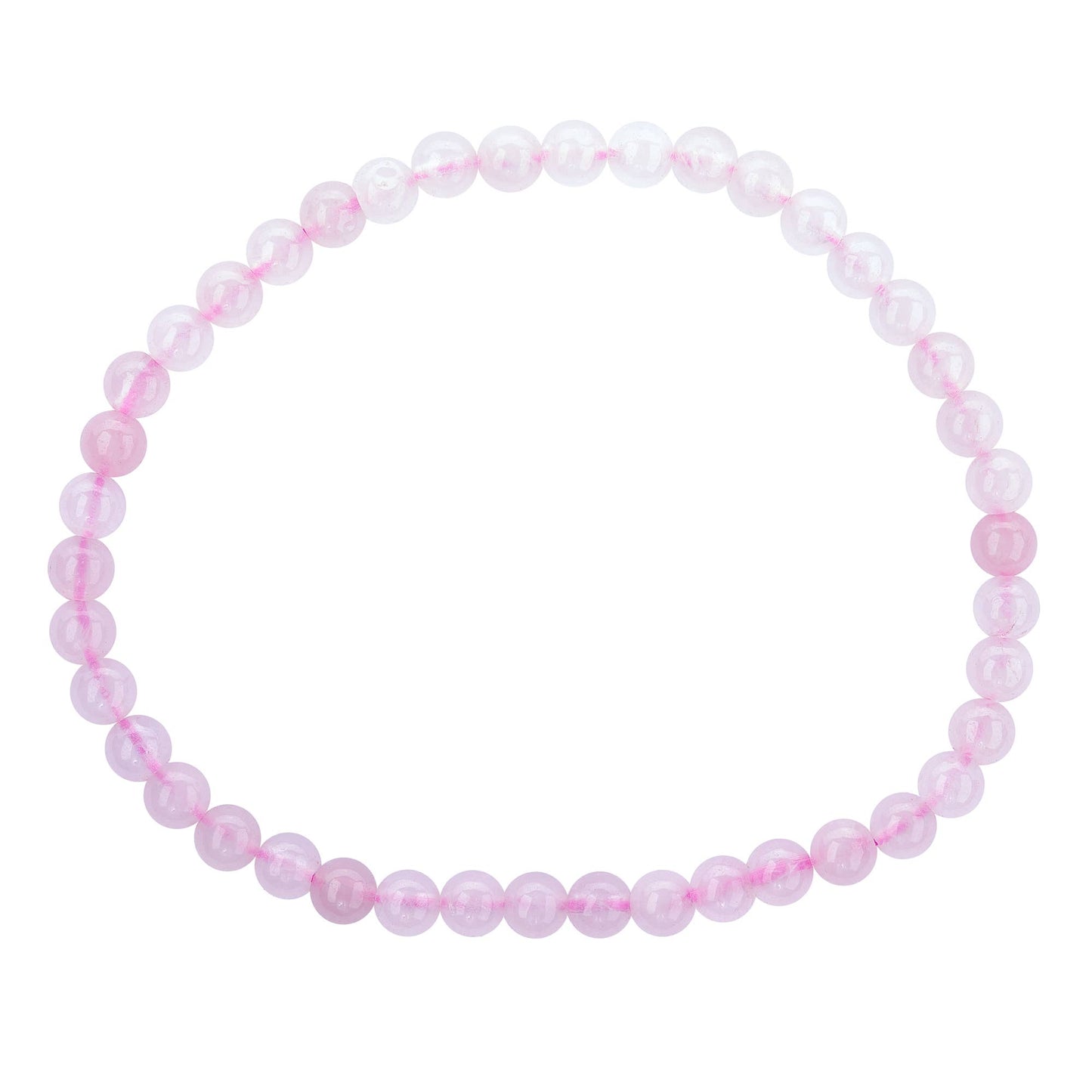 Rose Quartz -Crystal Bracelet - 4mm