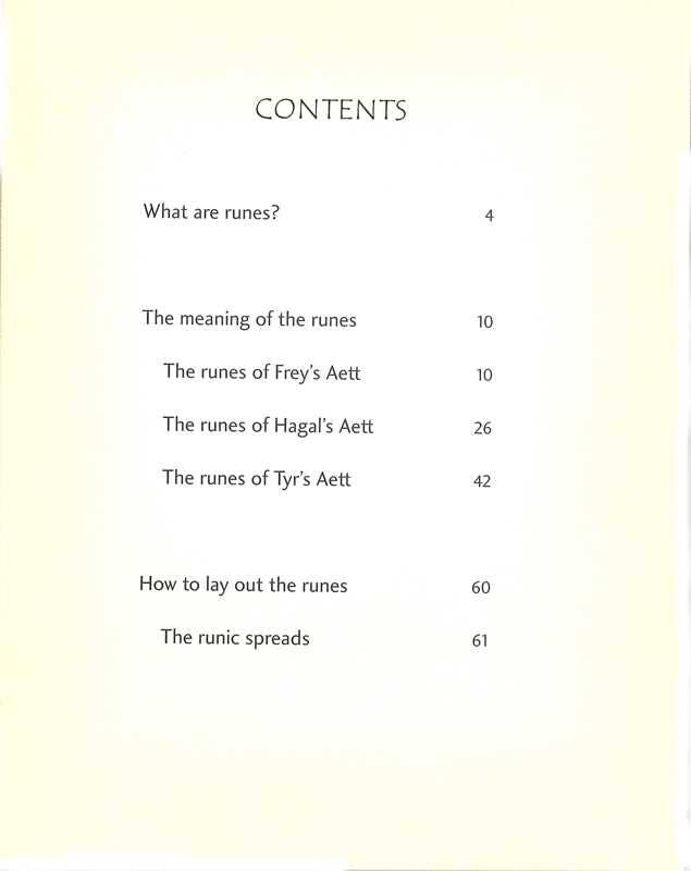 Nordic Book of Runes by Jonathan Dee: Hardcover; 96 pages / English