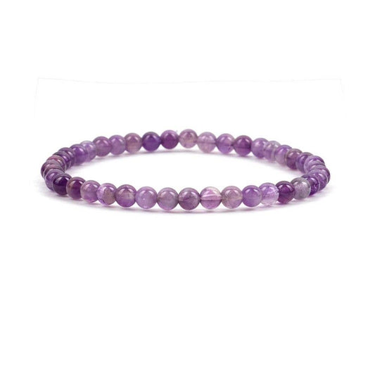 Amethyst -Crystal Bracelet - 4mm