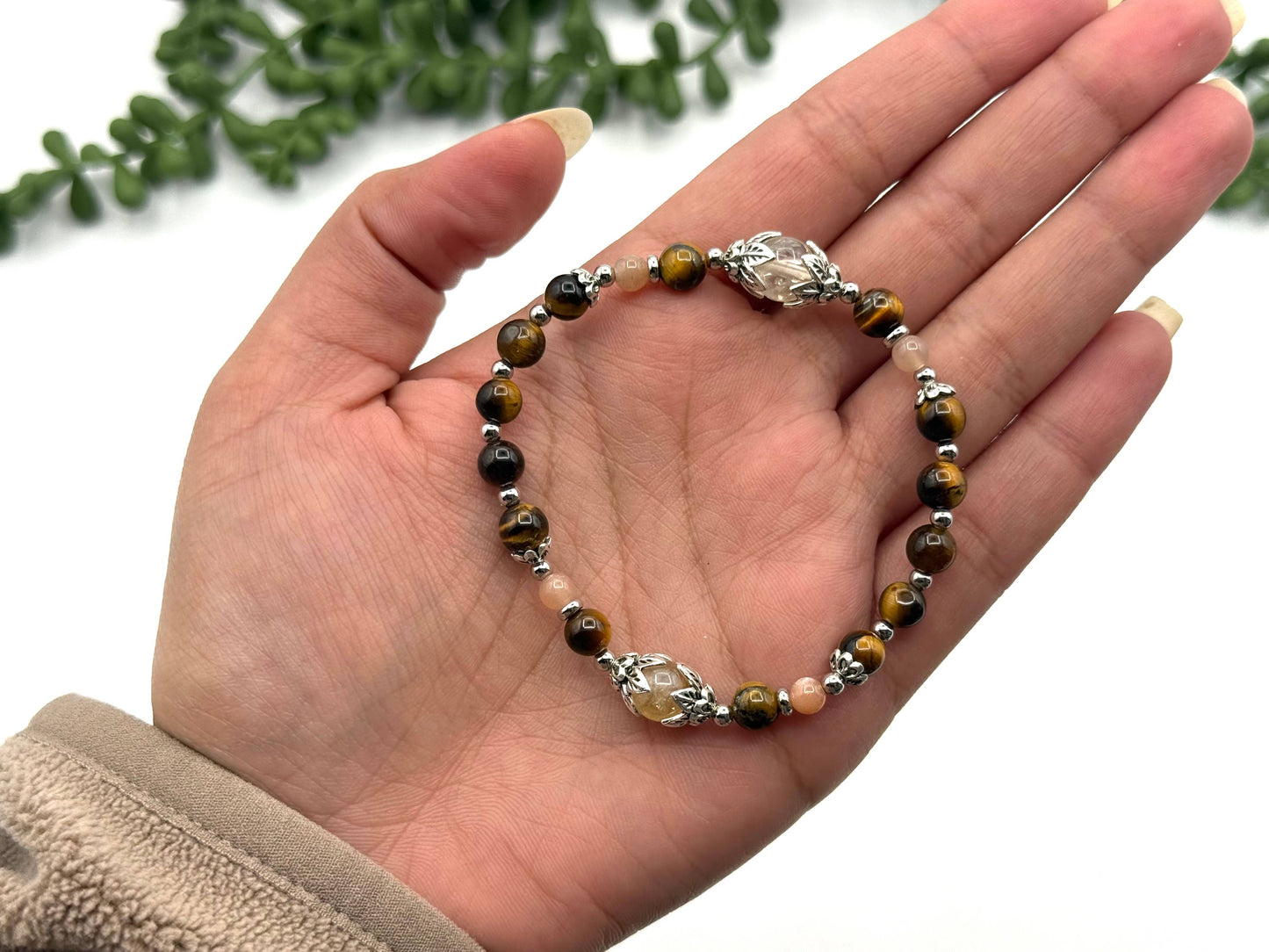 OWN MY WORTH - Citrine, Yellow Tiger Eye, Sunstone Bracelet