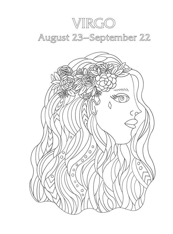 Virgo: Your Cosmic Coloring Book by Mecca Woods: Paperback; 48 pages / English