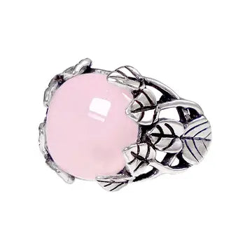 Rose Quartz Garden Ring
