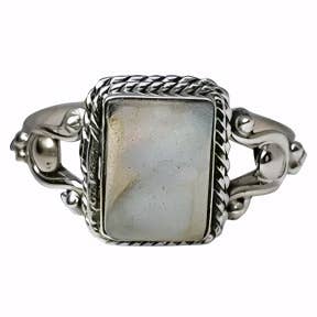 Labradorite Sterling Silver Ring: 7
