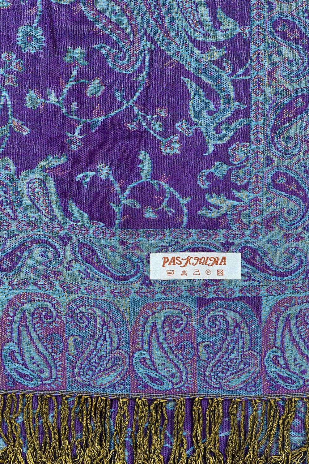 023_26 - One Piece Pasiley Print Pashmina Shawl Scarf