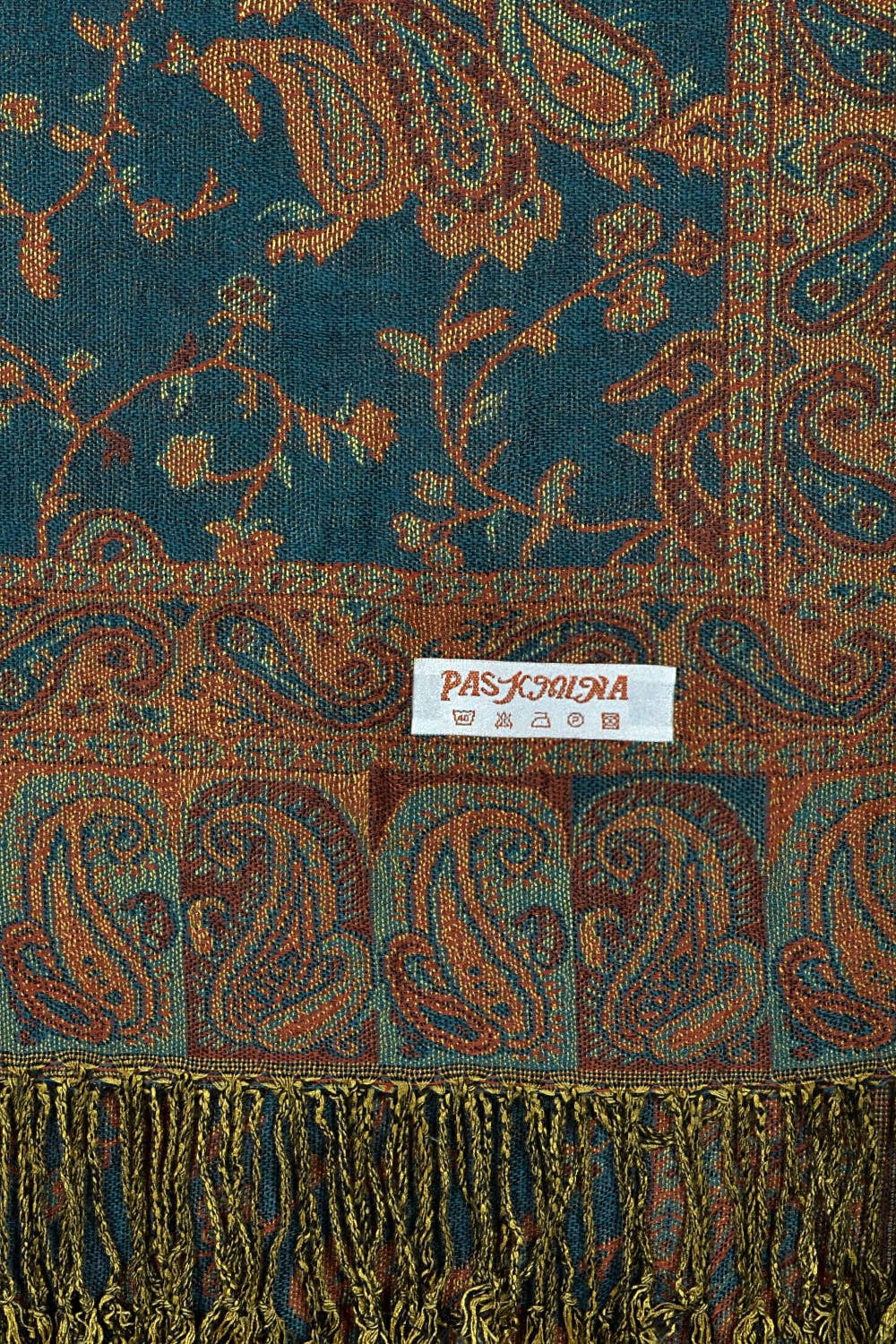 023_21 - One Piece Pasiley Print Pashmina Shawl Scarf