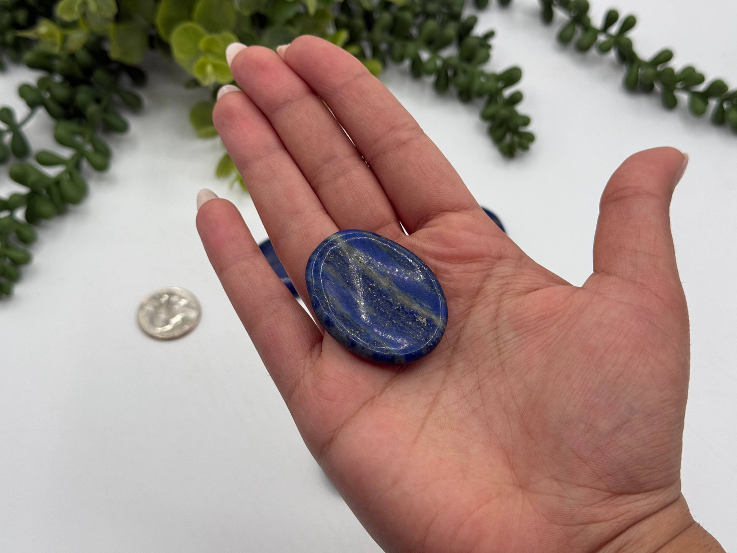 Lapis Lazuli Worry Stones 40x30x8mm (1 piece)