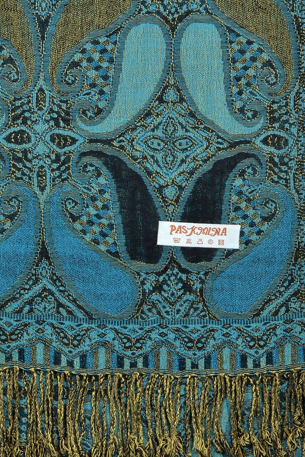 A18_5 - One Piece Pasiley Print Pashmina Shawl Scarf