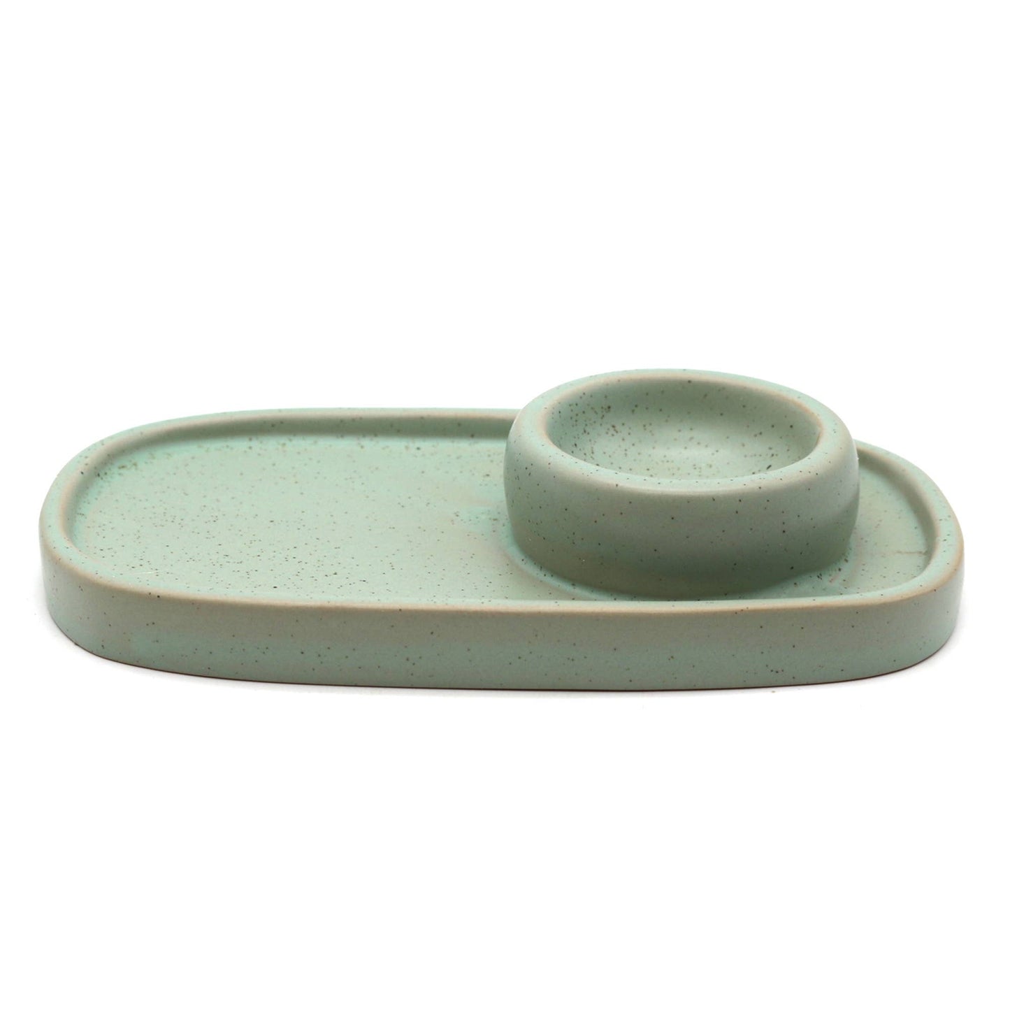 Ceramic Palo Santo Burner (6.5 in.) - Sage Green