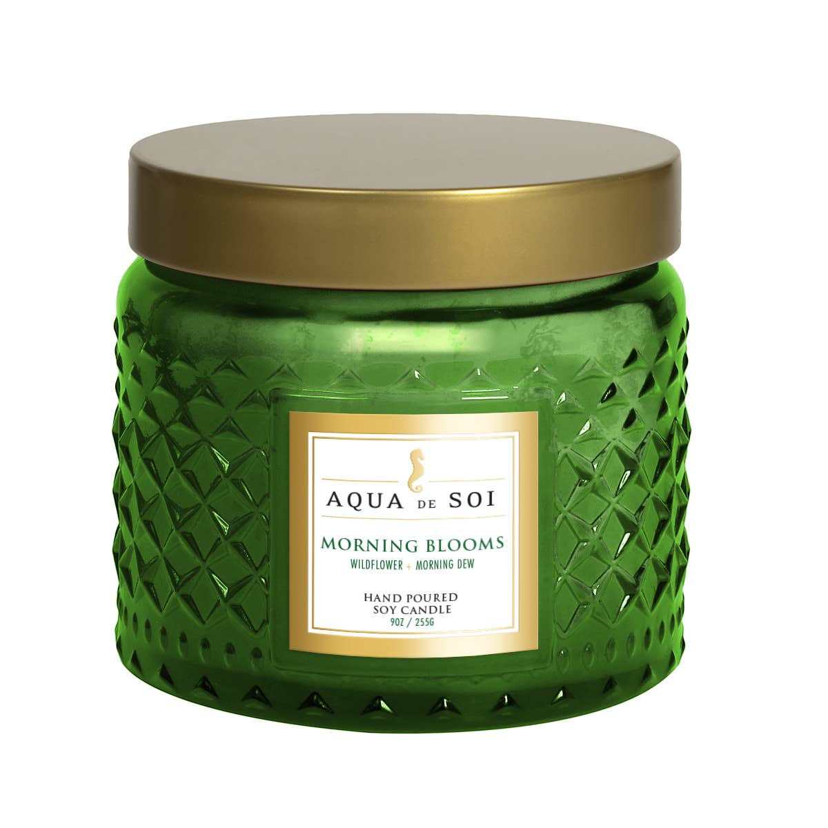 Morning Blooms Faceted Jar 11oz