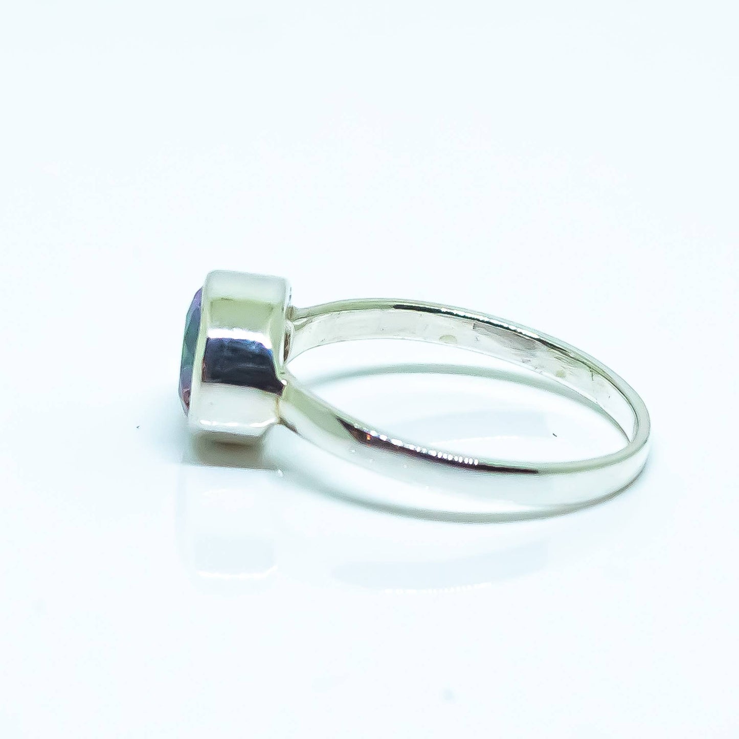 Mystic Topaz Ring Sterling Silver 925: 8