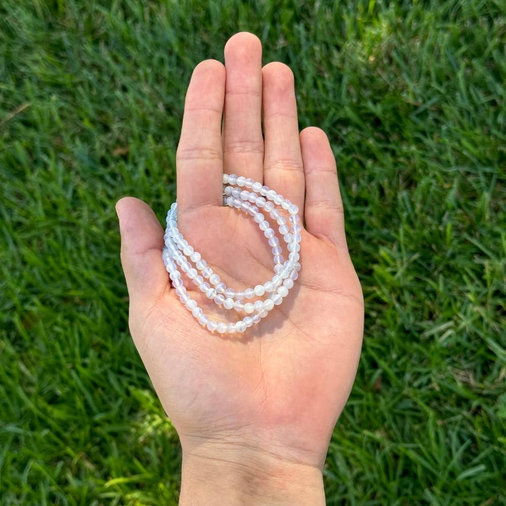Crystal Bracelet - 4mm Opalite