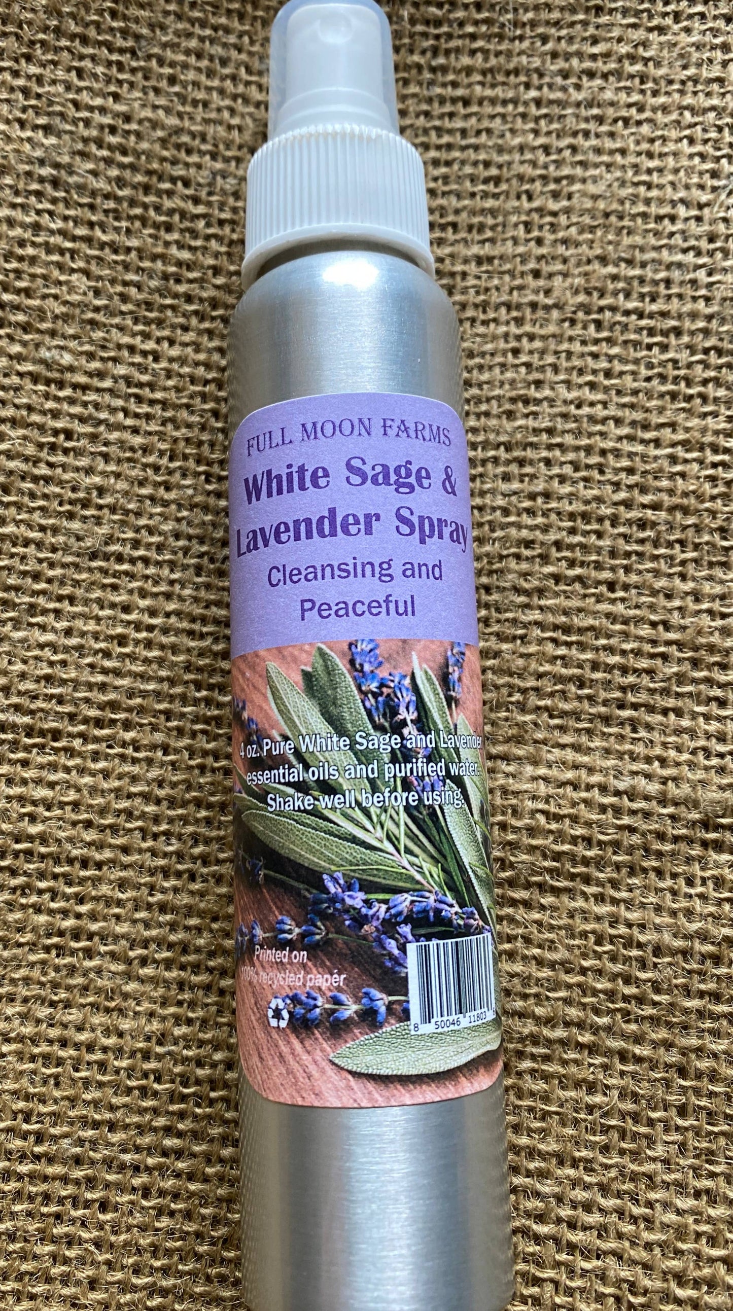 White Sage and Lavender Spray 4oz.