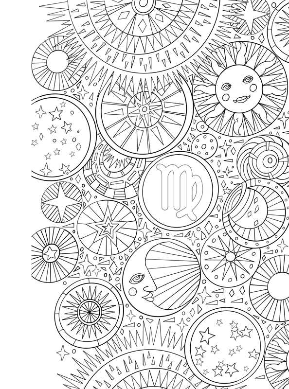 Virgo: Your Cosmic Coloring Book by Mecca Woods: Paperback; 48 pages / English