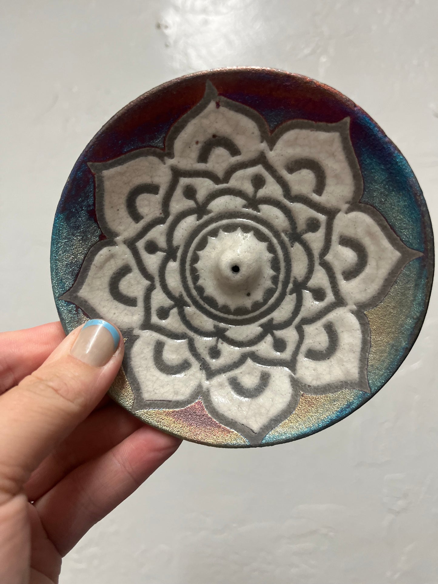 Raku Incense Burner