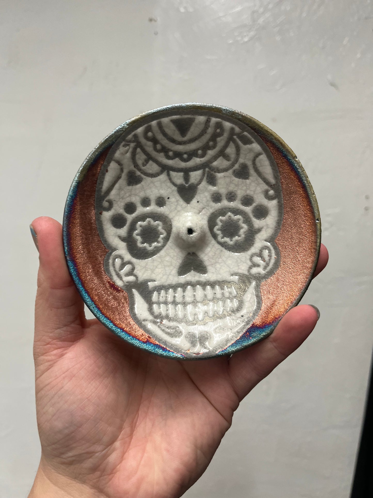 Raku Incense Burner