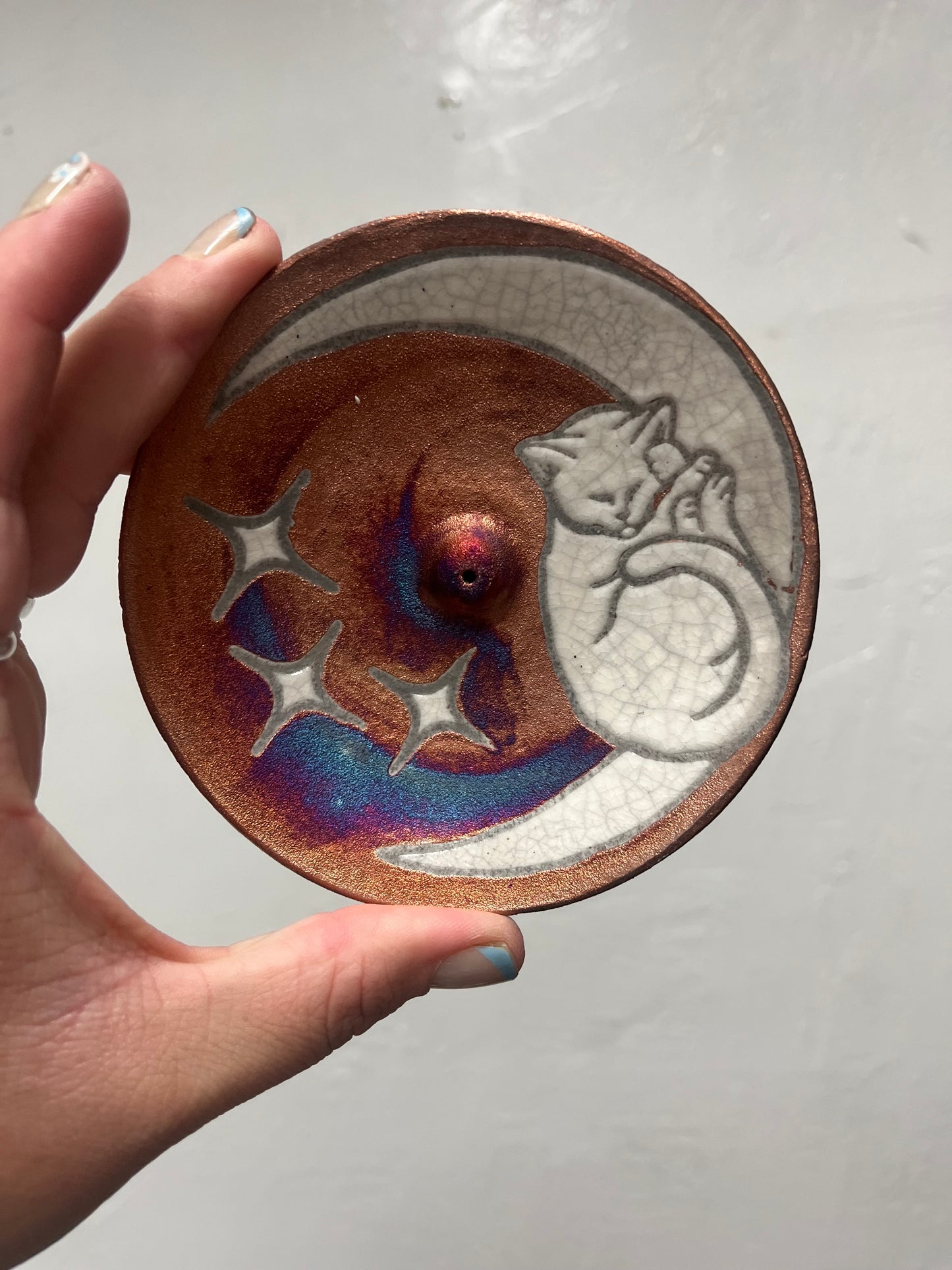 Raku Incense Burner