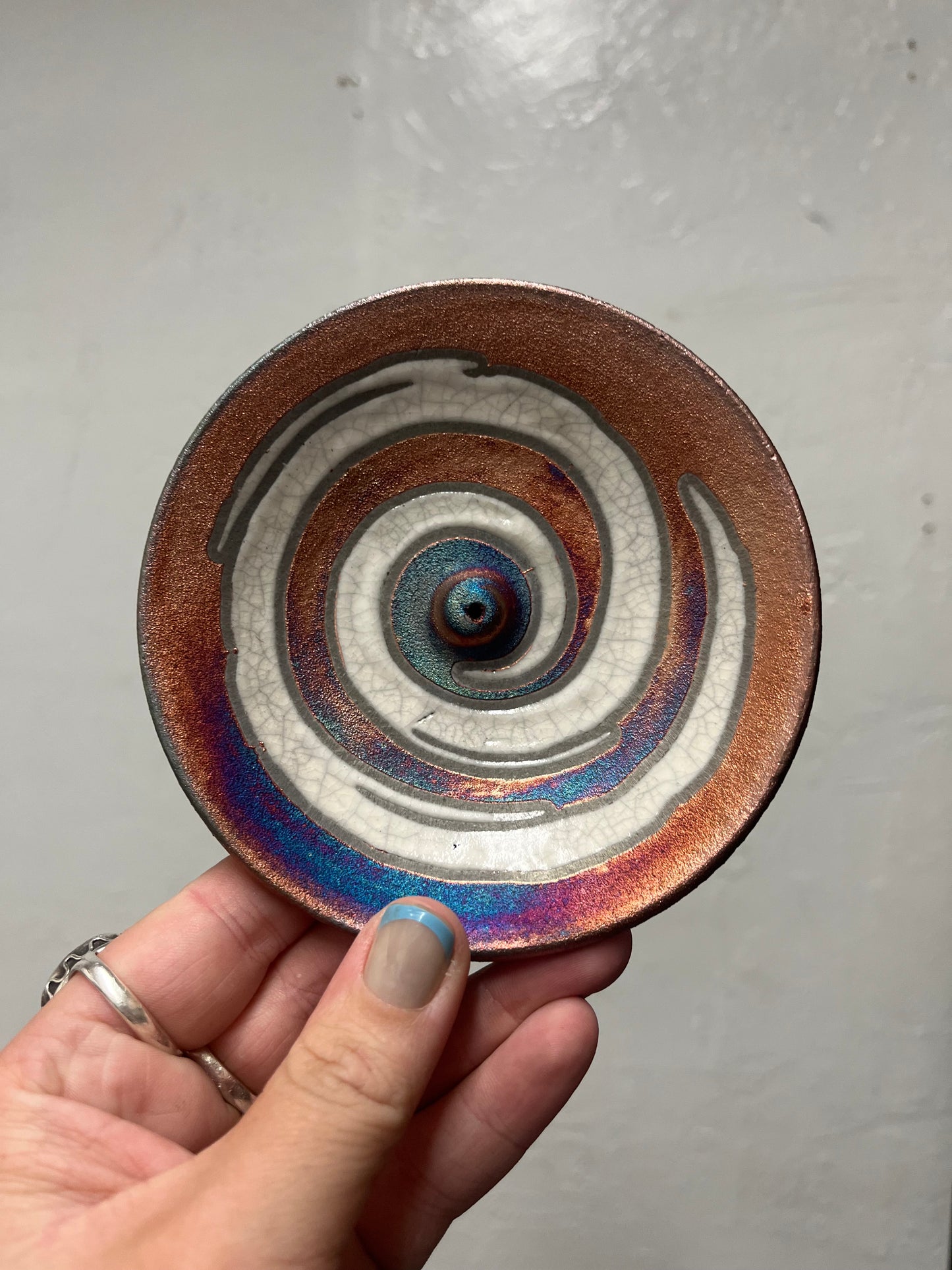 Raku Incense Burner