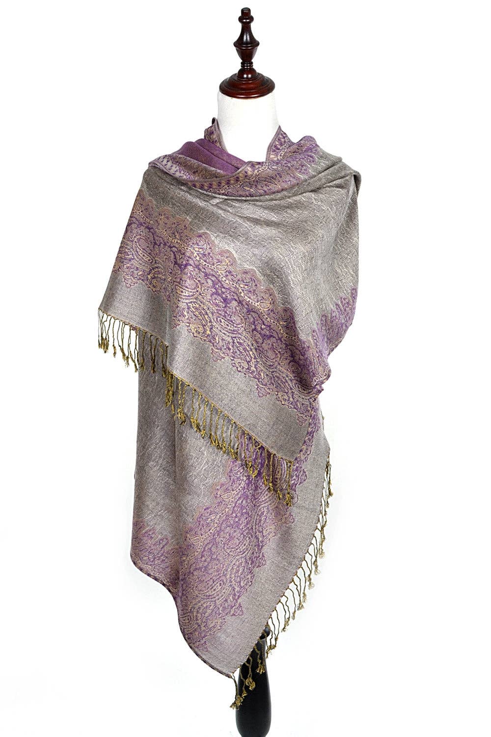 003_16 - One Piece Printed Pashmina Shawl Scarf